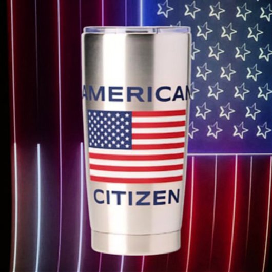 American Citizen Bold USA Flag Thermal Tumbler Thermobecher