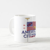 American Citizen Glittered Kaffeetasse (Vorderseite Links)
