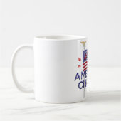 American Citizen Glittered Kaffeetasse (Links)