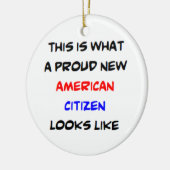 american citizen, proud new keramik ornament (Links)