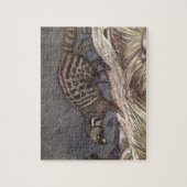 American Civet von Louis Sargent, Vintage Tiere Puzzle (Vertikal)