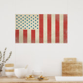 American Civilian Flag Print Poster (Küche)