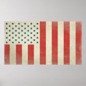 American Civilian Flag Print Poster (Vorne)