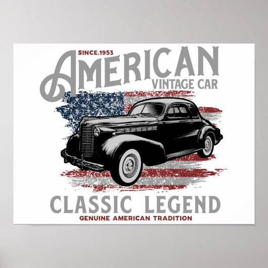 American classic legendPoster Poster (Vorne)