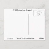 "American Classic" von 1955 Postkarte (Rückseite)