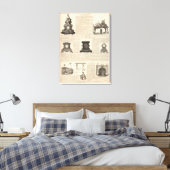 American Clock Company Leinwanddruck (Insitu (Schlafzimmer))