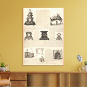 American Clock Company Leinwanddruck (Insitu (Wohnzimmer))