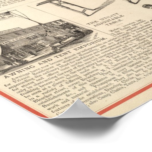 American Clock Company Poster (Ecke)