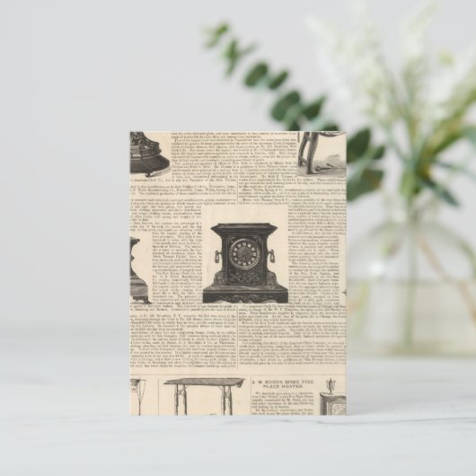 American Clock Company Postkarte (Stehend Vorderseite)