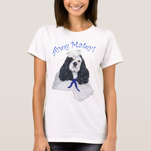 American Cocker Spanel Sailor T-Shirt (Vorderseite)