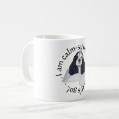 American Cocker Spaniel Calm Submissive Kaffeetasse (Vorderseite Links)