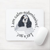 American Cocker Spaniel Calm Submissive Mousepad (Mit Mouse)