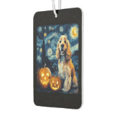 American Cocker Spaniel Cute Dog Halloween Jack O Autolufterfrischer (Links)