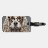 American Cocker Spaniel Gepäckanhänger (Rückseite horizontal)