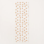 American Cocker Spaniel Hundyoga Pose Yogamatte (Vorderseite)