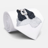 American Cocker Spaniel Krawatte (Gerollt)