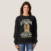 American Cocker Spaniel Personal Stalker I Will Fo Sweatshirt (Vorne ganz)