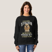 American Cocker Spaniel Personal Stalker I Will Fo Sweatshirt (Vorne ganz)
