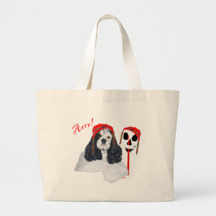 American Cocker Spaniel Pirat Jumbo Stoffbeutel