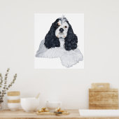 American Cocker Spaniel Poster (Küche)
