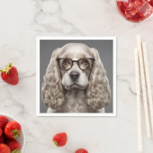 American Cocker Spaniel Serviette (Beispiel)