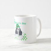 American Cocker Spaniel St. Patrick's Day Kaffeetasse (VorderseiteRechts)