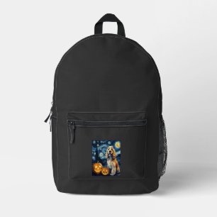 American Cocker Spaniel Süßer Hund Halloween Jack Bedruckter Rucksack