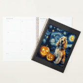 American Cocker Spaniel Süßer Hund Halloween Jack Planer (Anzeige)