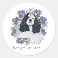 American Cocker Spaniel vergessen mich nicht