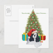 American Cocker Spaniel Weihnachten (Vorne/Hinten)