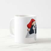 American Cocker Spaniel Weihnachten Kaffeetasse (Vorderseite Links)