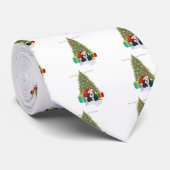 American Cocker Spaniel Weihnachten Krawatte (Gerollt)