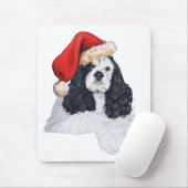 American Cocker Spaniel Weihnachten Mousepad (Mit Mouse)