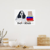 American Cocker Spanier zurück zur Schule Poster (Küche)