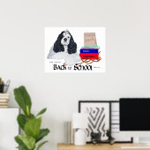 American Cocker Spanier zurück zur Schule Poster (Heimbüro)