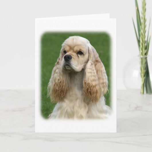 American Cocker Spanisch 9Y244D-035_2 Karte (Vorderseite)