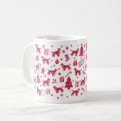 American Cocker Spanisch Weihnachtsdesign Kaffeetasse (Vorderseite Links)