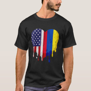 American Colombian Hispanic Heritage Month Flag Er T-Shirt