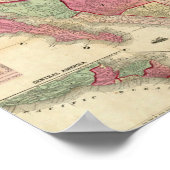 American Continent United States Poster (Ecke)