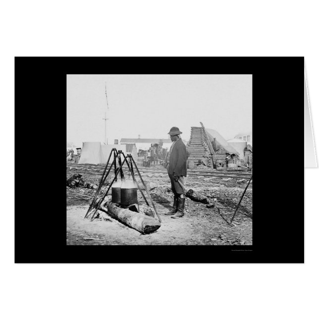 American Cook in City Point, VA 1864 (Vorderseite (Horizontal))