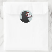 American Coot Runder Aufkleber (Tasche)