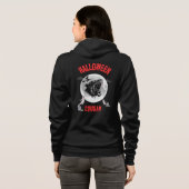american cougar on halloween night with crows hoodie (Schwarz voll)
