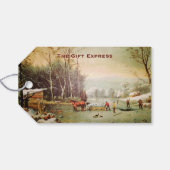 American Country Gift Tag Geschenkanhänger (Rückseite Horizontal)