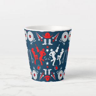 American Country Music Line Tanz Milchtasse