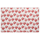American Country Style Polka Dot Rooster-Muster Stoff (Fat Quarter (45,7 x 55,9 cm))