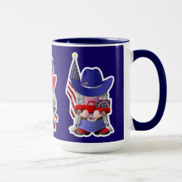 American Cowboy and Cowgirl Gnomes Tasse