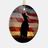 American Cowboy Christmas Ornament (Rechts)