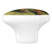 American Cowboy Gunslinger Draw Pull Keramikknauf (Seitenansicht)