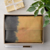 American Cowboy Horse Rider Against Sunset Seidenpapier (Geschenk)