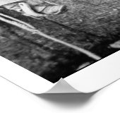 American cowboy in Kansas, c.1880 (b/w-Foto) Poster (Ecke)